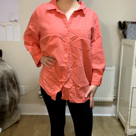 Salmon Blouse - Picture 9 of 10